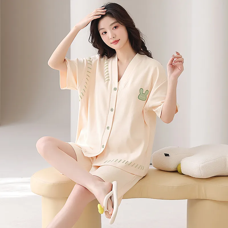 Jovini Pajama Set Women's Yellow-1