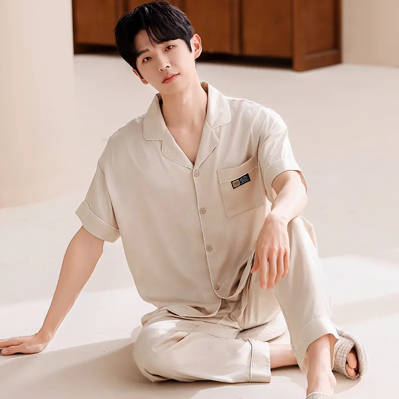 Jovini Pajama Set Men's Apricot-1