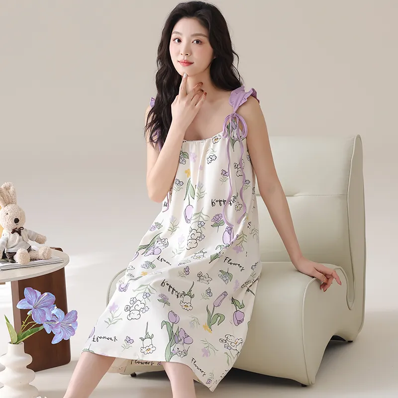 Jovini Nightgown Women's Light Purple-1