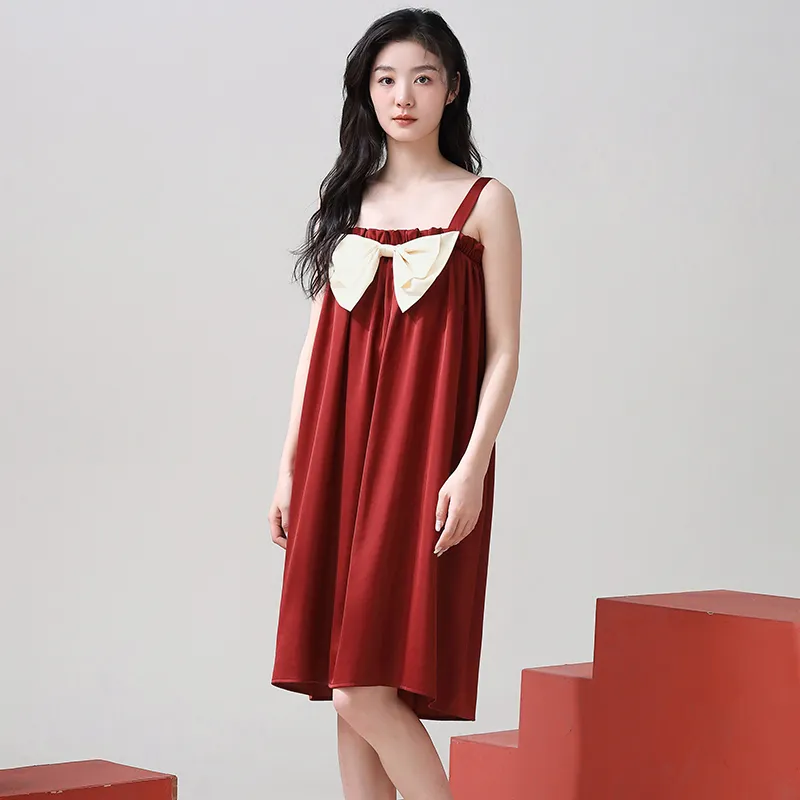 Jovini Nightgown Women's Gift Box Set Red-4