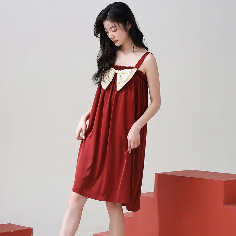 Jovini Nightgown Women's Gift Box Set Red-2