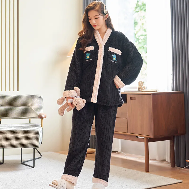 Jovini Pajama Set Women's Black-2
