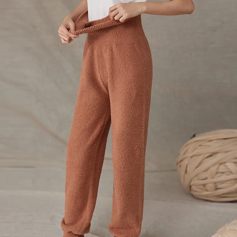 Jovini Pajama Pants Women's Brown-1