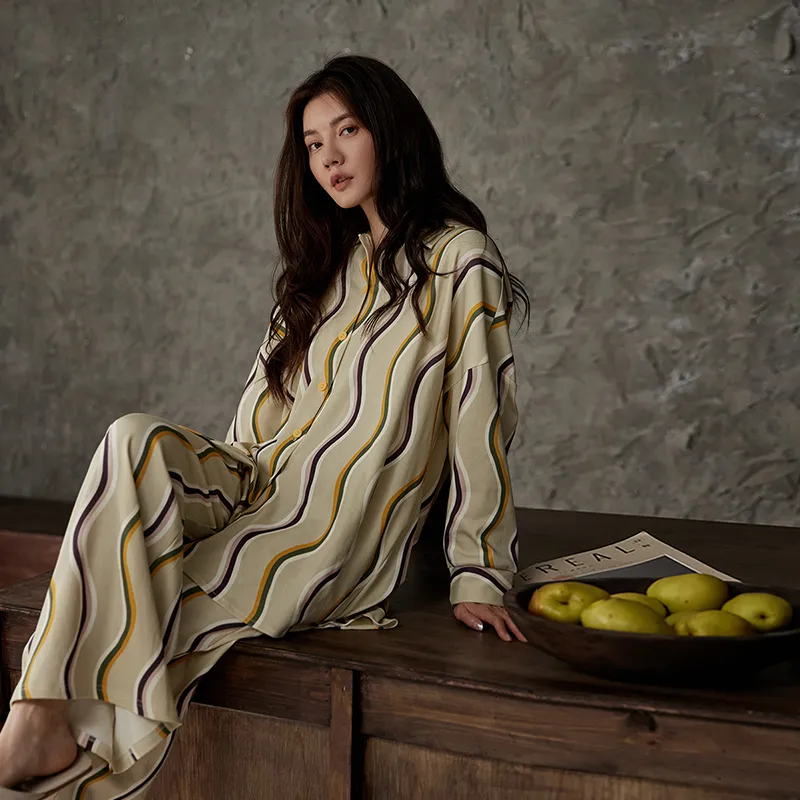 Jovini Pajama Set Women's Yellow-1