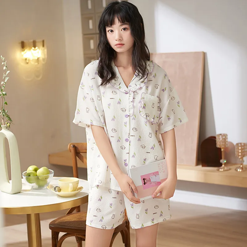 Jovini Pajama Set Women's Gift Box Set Ecru-5