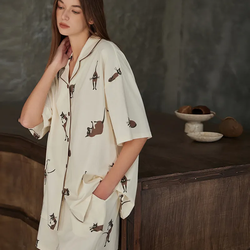 Jovini Pajama Set Women's Apricot-1