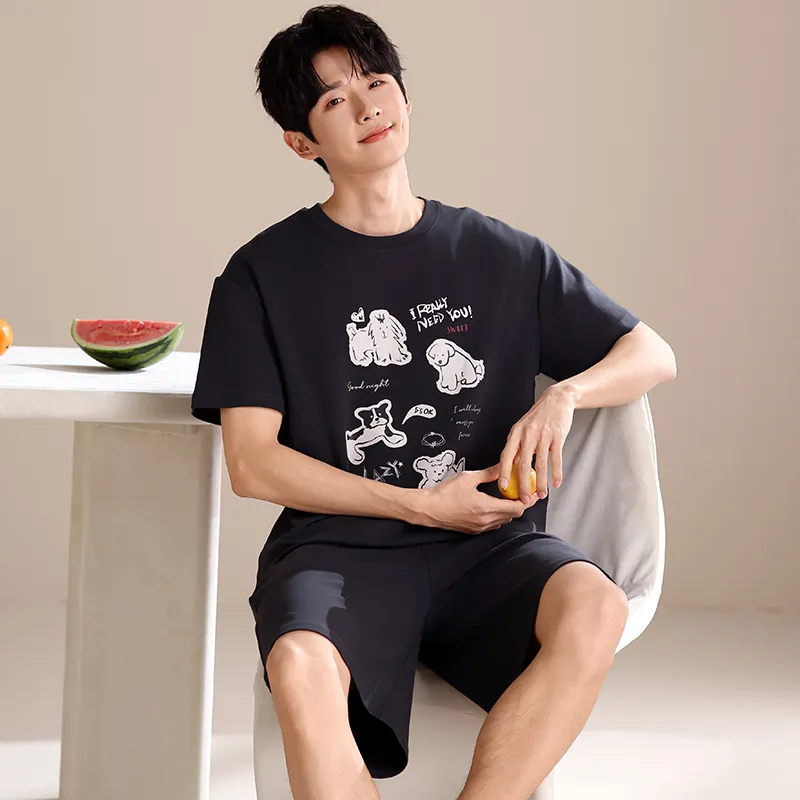 Jovini Pajama Gift Boxes Men's Black-1