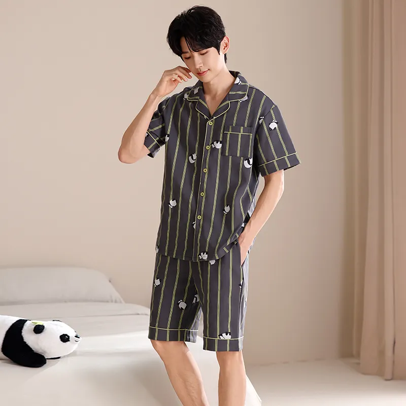 Jovini Pajama Set Men's Dark Gray-6