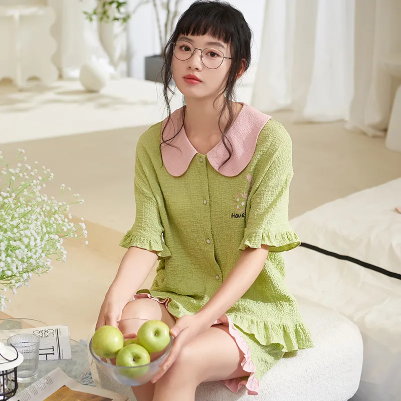 Jovini Pajama Set Women's Green-1