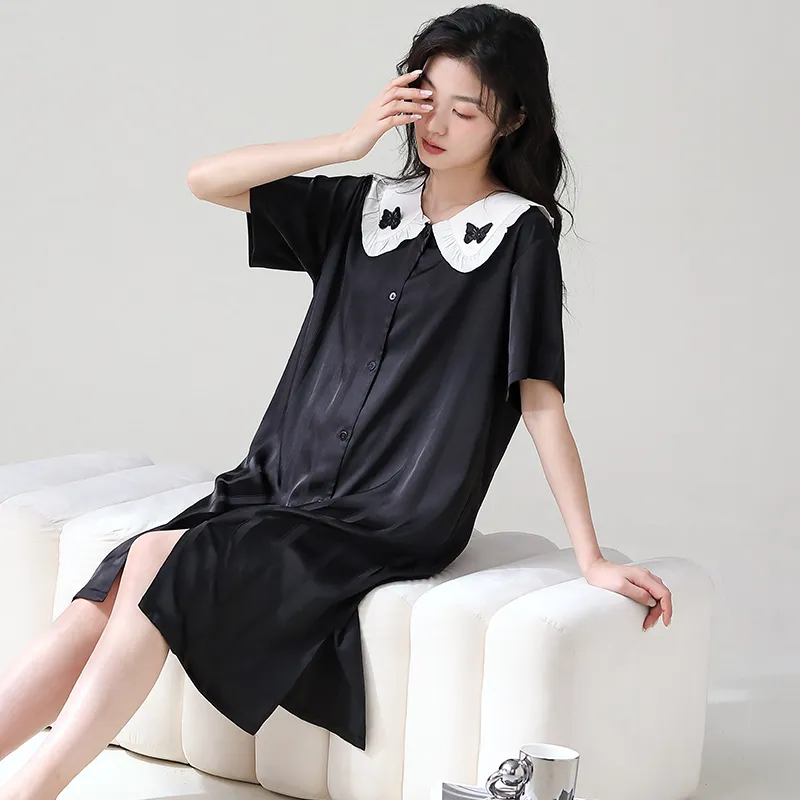 Jovini Nightgown Women's Gift Box Set Black-4