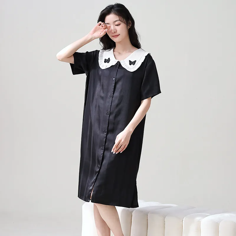 Jovini Nightgown Women's Gift Box Set Black-6