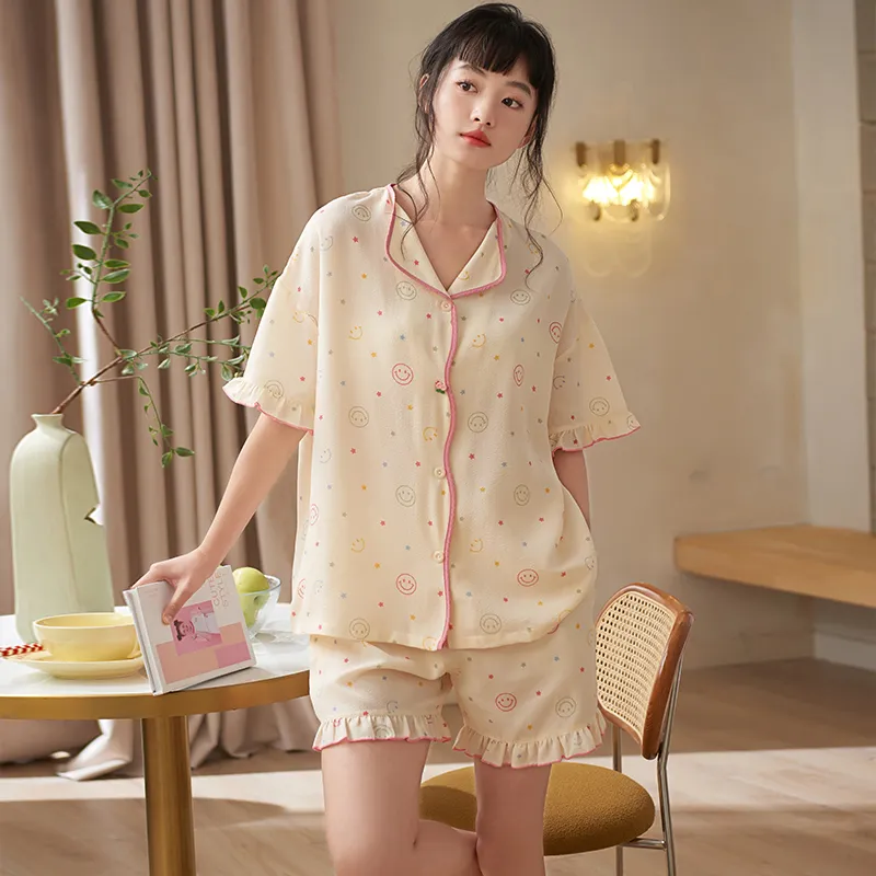 Jovini Pajama Set Women's Gift Box Set Apricot-6