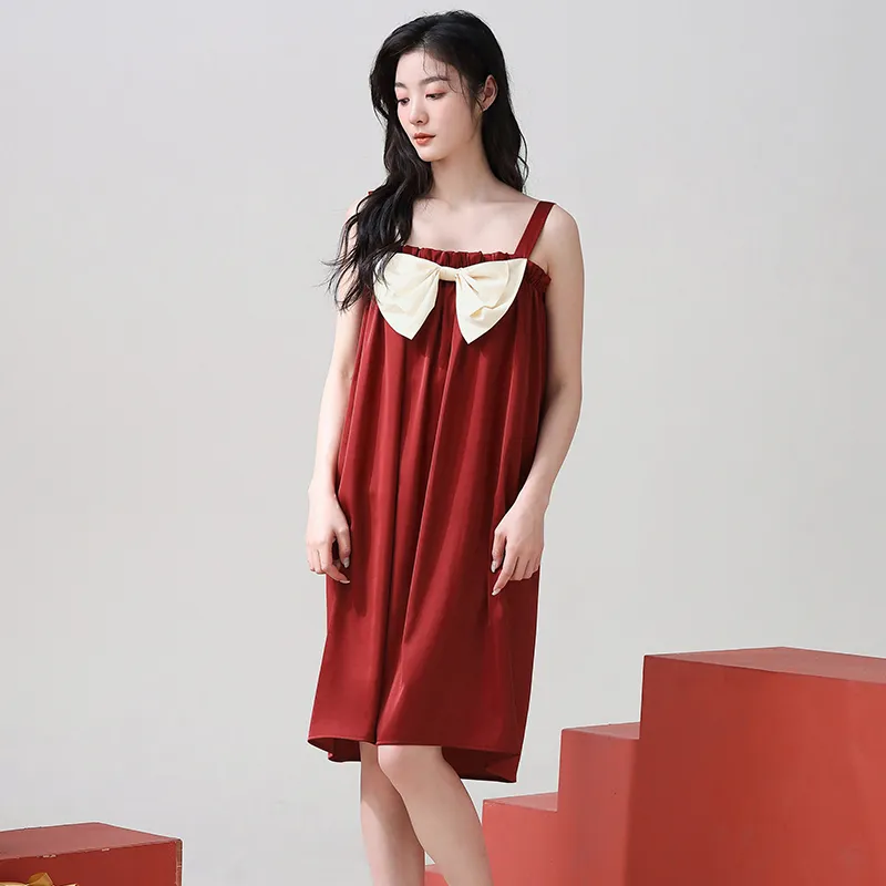 Jovini Nightgown Women's Gift Box Set Red-3