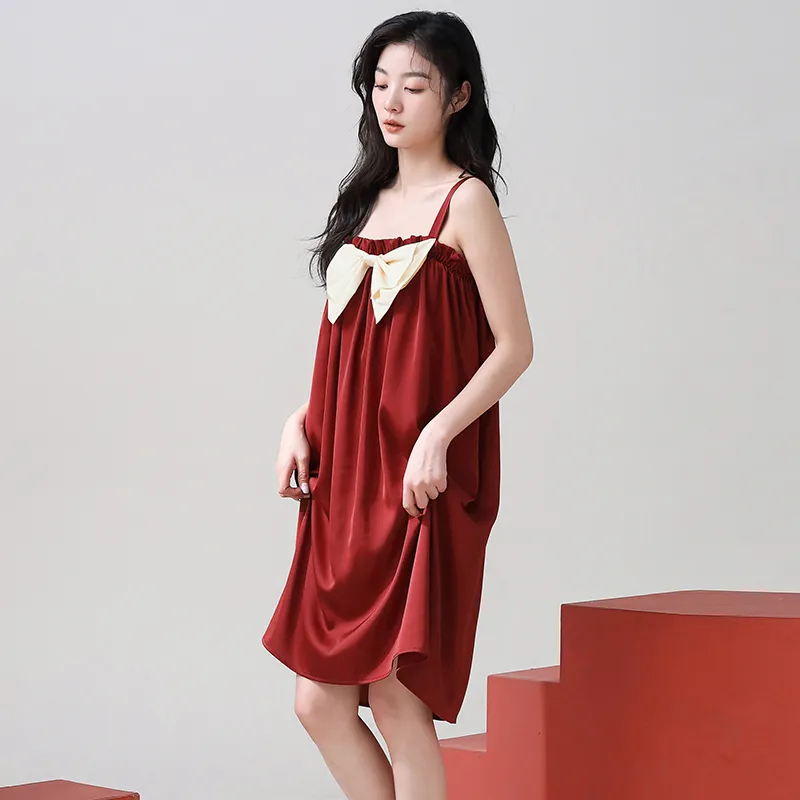Jovini Nightgown Women's Gift Box Set Red-1