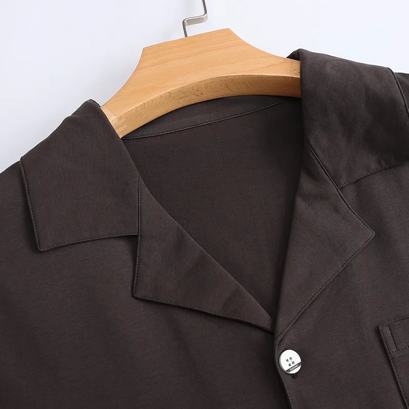 Jovini Pajama Set Men's Dark Brown-1