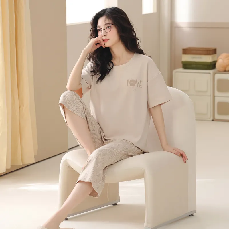 Jovini Pajama Set Women's Yellow-2