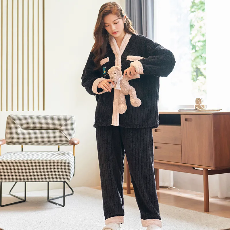 Jovini Pajama Set Women's Black-1