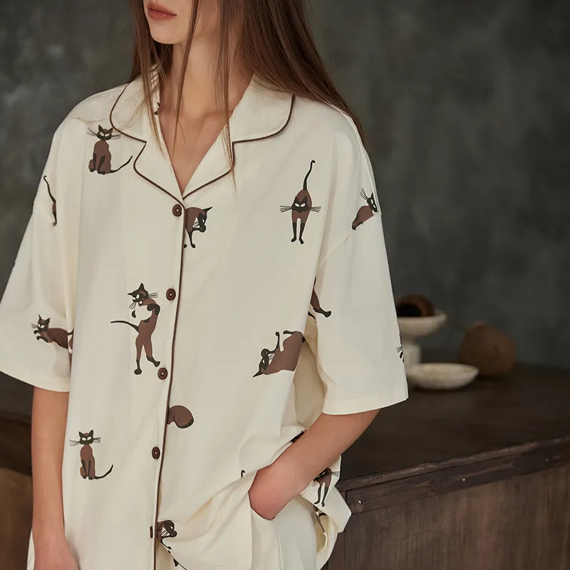 Jovini Pajama Set Women's Apricot-3