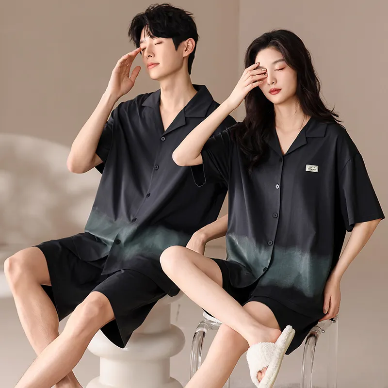 Jovini Pajama Set Unisex Dark Gray-3
