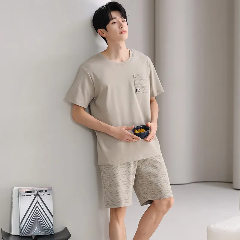 Jovini Pajama Set Men's Tea Brown-6