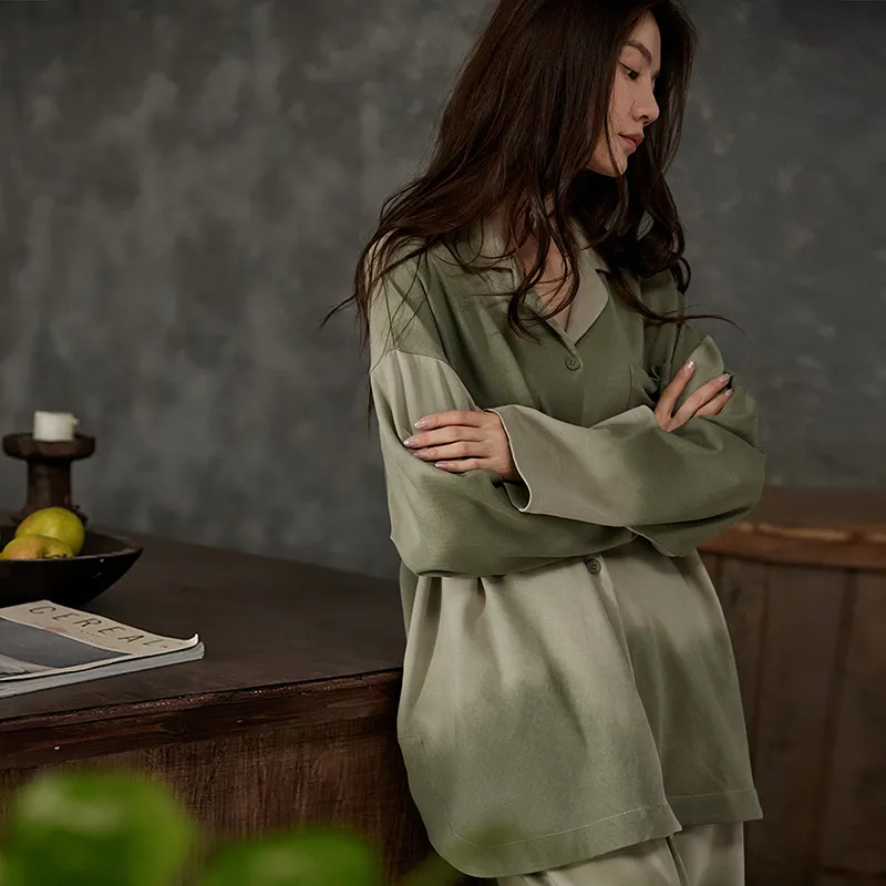 Jovini Pajama Set Women's Green-3