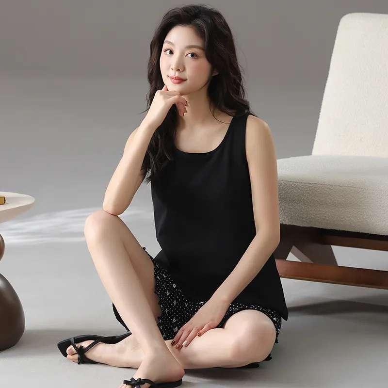 Jovini Pajama Set Women's Black-5