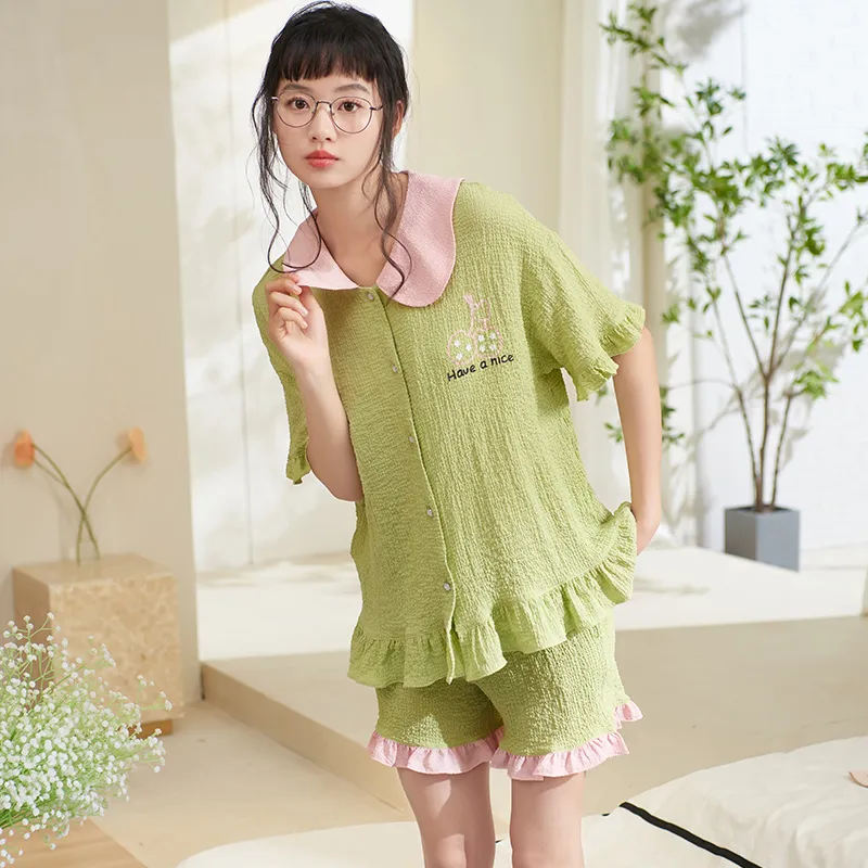 Jovini Pajama Set Women's Green-6