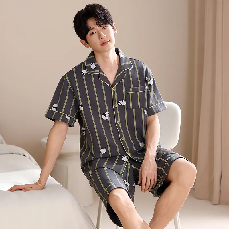 Jovini Pajama Set Men's Dark Gray-5