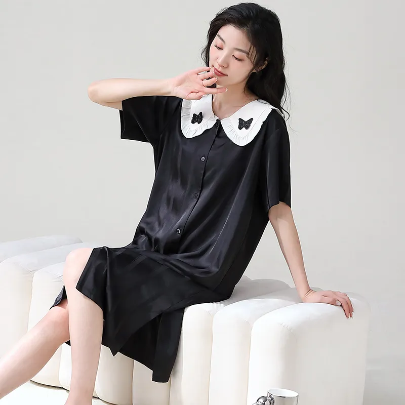 Jovini Nightgown Women's Gift Box Set Black-2