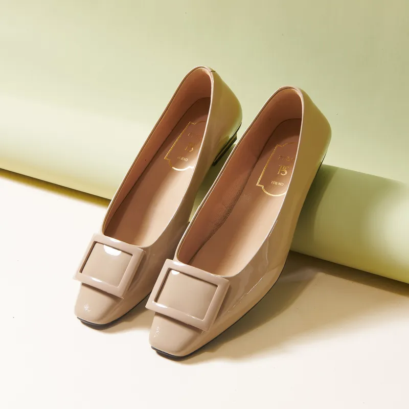 PT'SON Casual Single Shoes 1.5cm Women's-8
