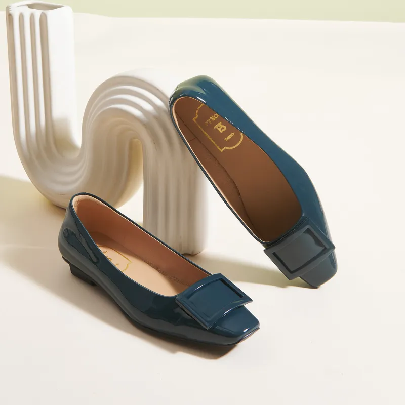 PT'SON Casual Single Shoes 1.5cm Women's-12