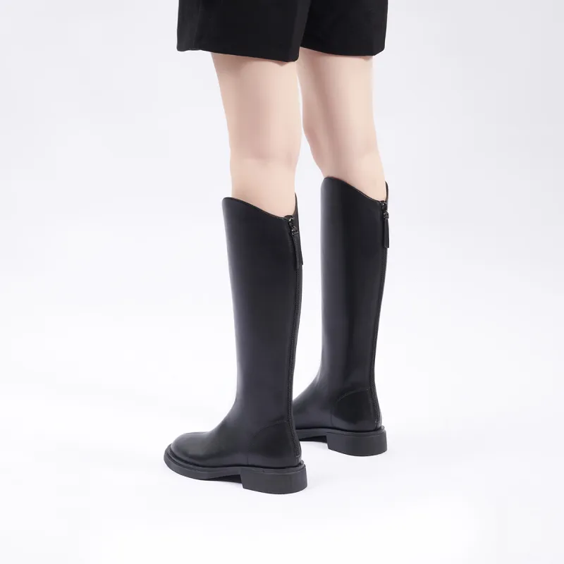 PT'SON Knee high Boots 3.5cm Women's-9