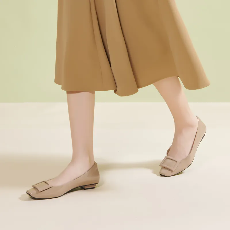 PT'SON Casual Single Shoes 1.5cm Women's-6