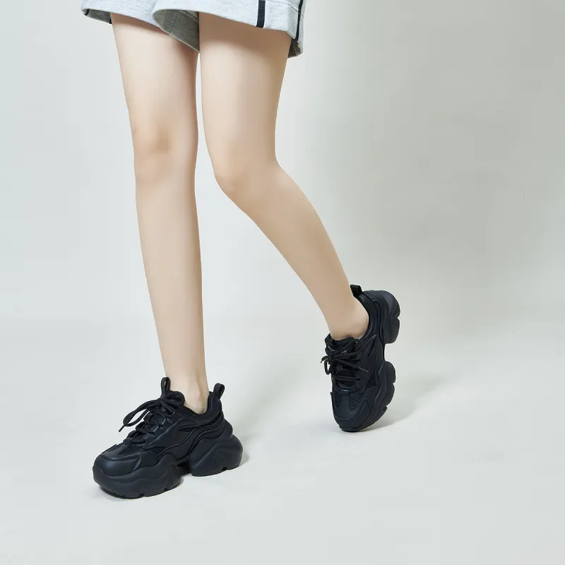 PT'SON Low Top Chunky Sneakers Women's-8