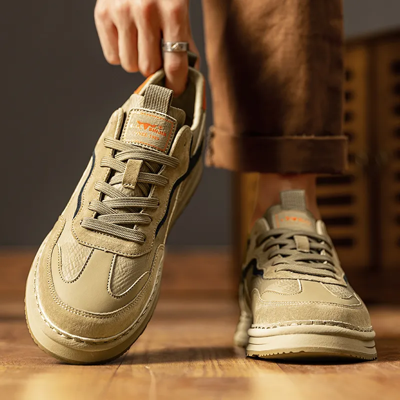 G.N.SHIJIA Lightweight Low Top Casual Shoes Men-17
