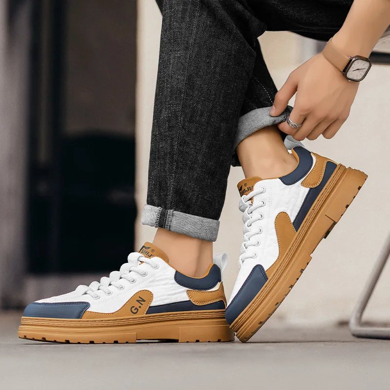 G.N.SHIJIA Height Increasing Low Top Skateboard Shoes Men's-6