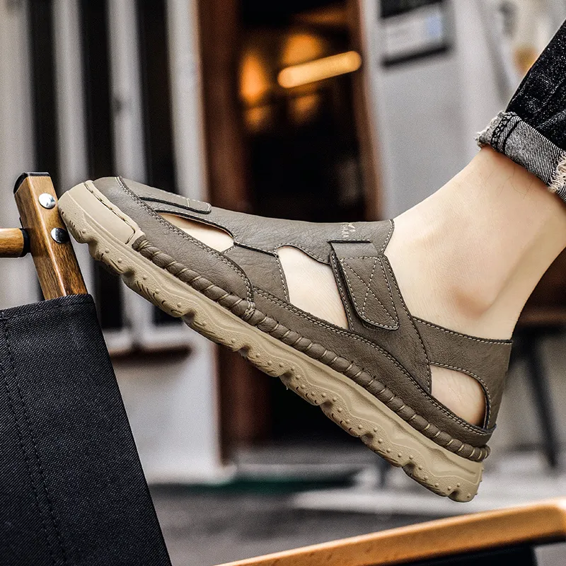 G.N.SHIJIA River Trekking Shoes Men Khaki/Light Brown-6
