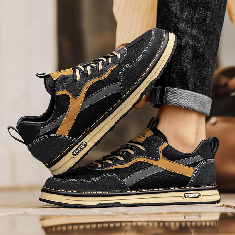 G.N.SHIJIA Lightweight Low Top Casual Shoes Men-7