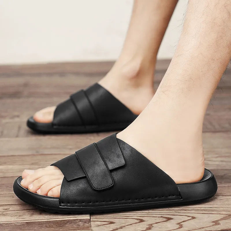 G.N.SHIJIA PU Polyurethane Quick Dry Slide Slippers Unisex-8