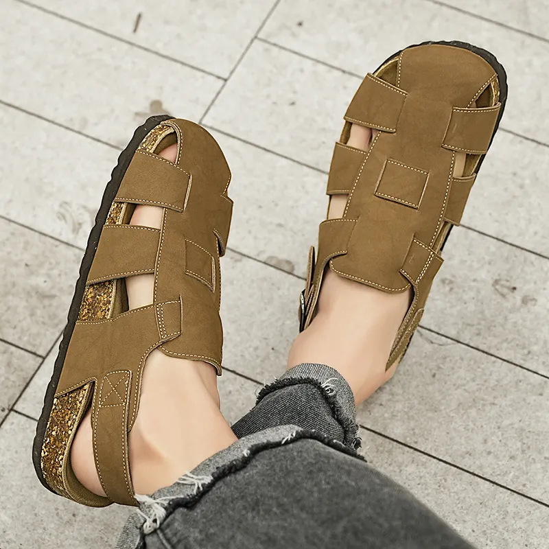G.N.SHIJIA Roman Sandals Men-7