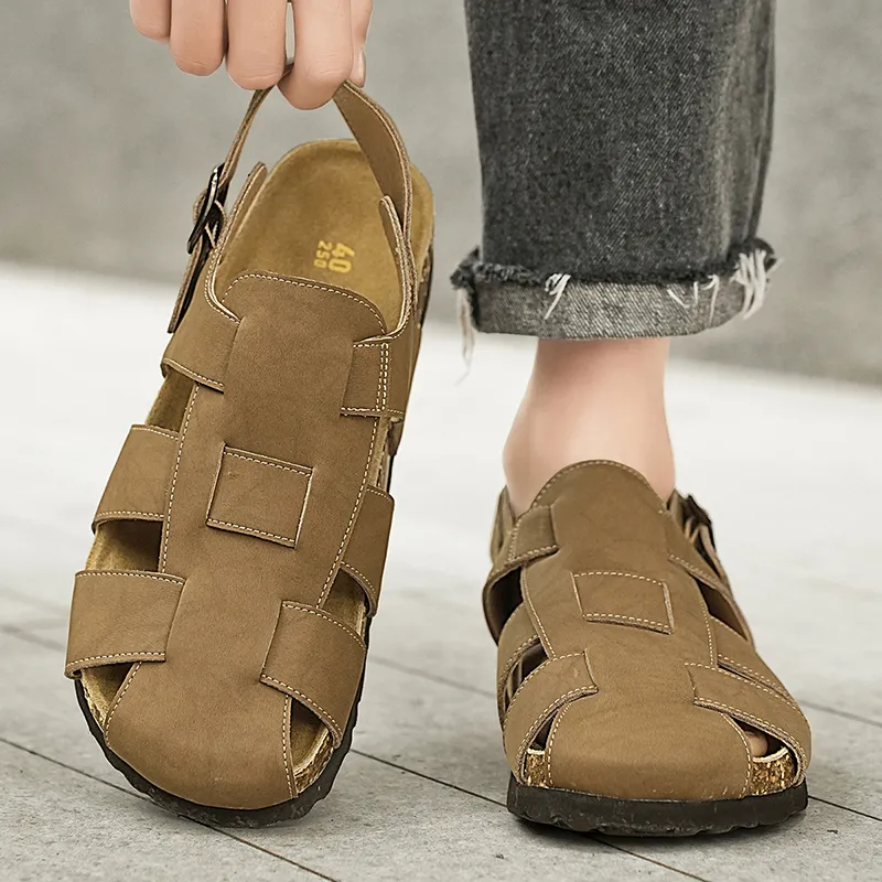 G.N.SHIJIA Roman Sandals Men-6