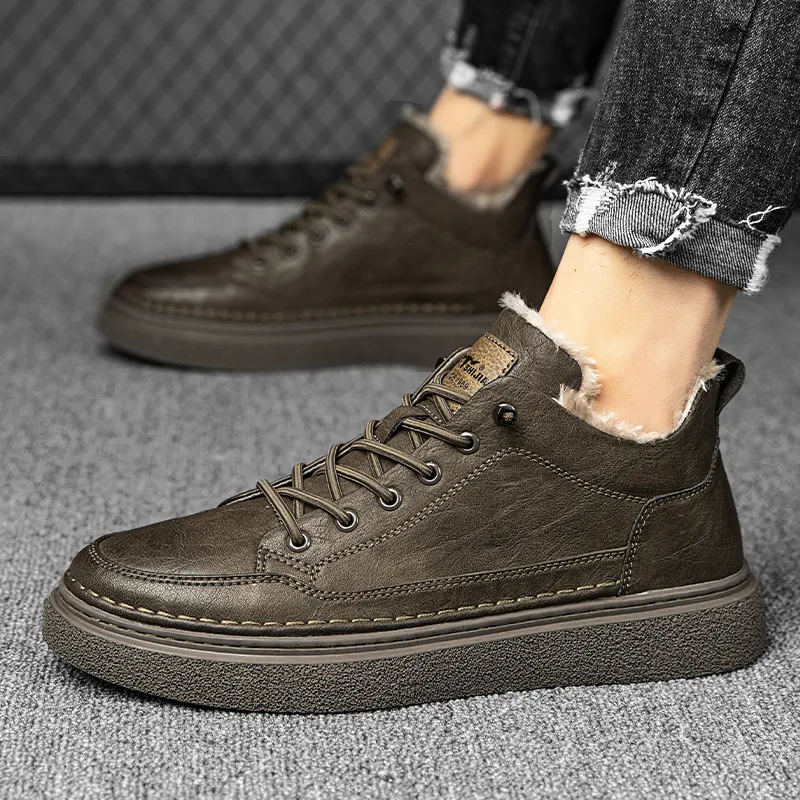 G.N.SHIJIA Mid Top Skateboard Shoes Men's-12