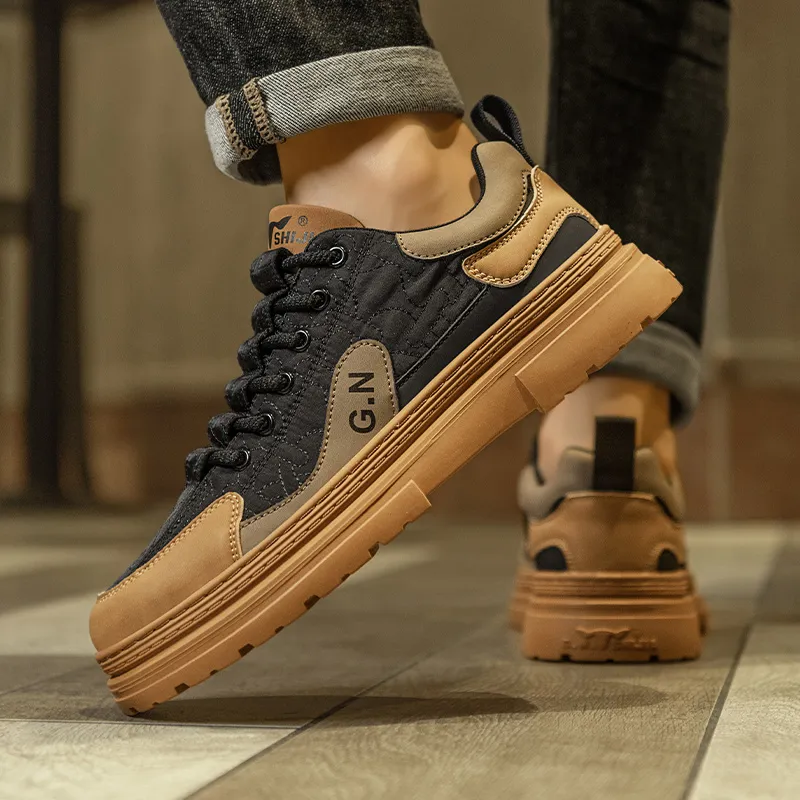 G.N.SHIJIA Height Increasing Low Top Skateboard Shoes Men's-13