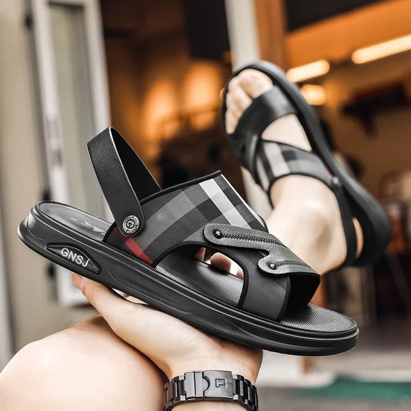 G.N.SHIJIA Beach Sandals Men Black-10