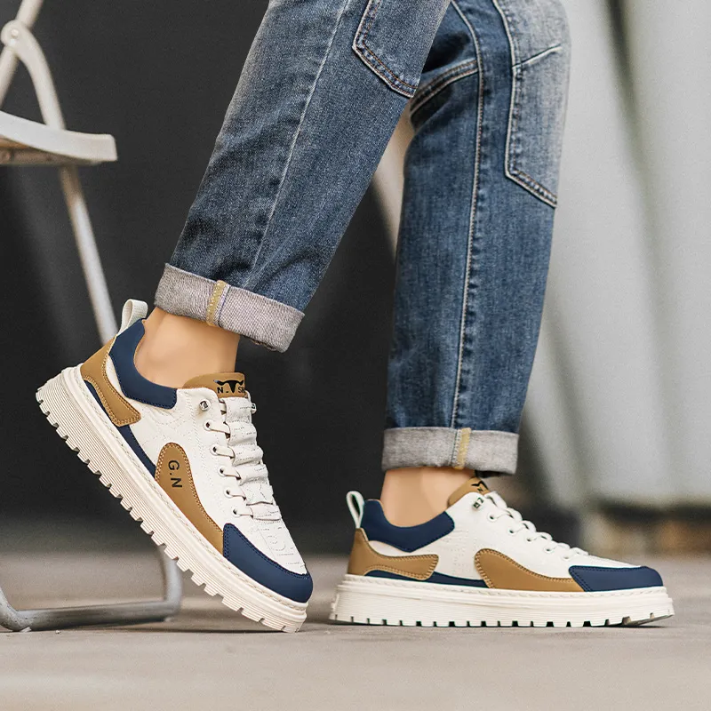 G.N.SHIJIA Breathable Height Increasing Low-Top Casual Shoes Men's-9