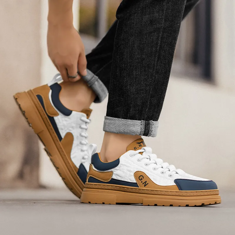 G.N.SHIJIA Height Increasing Low Top Skateboard Shoes Men's-7