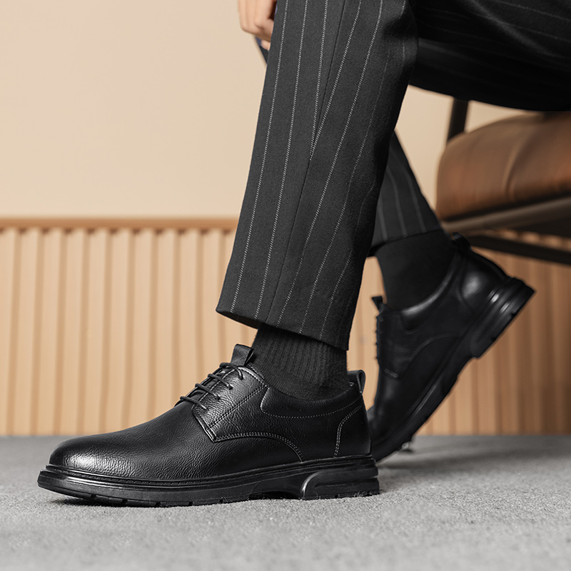 G.N.SHIJIA Men's Casual Shoes Men Low-Top Black - POIZON
