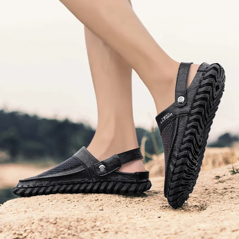 G.N.SHIJIA Closed Toe Slippers Men-8