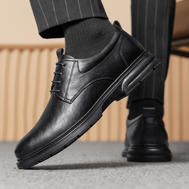 G.N.SHIJIA Men's Casual Shoes Men Low-Top Black - POIZON