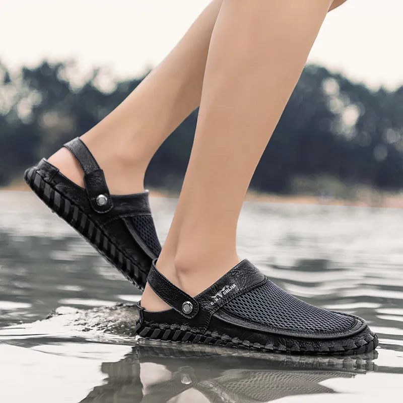 G.N.SHIJIA Closed Toe Slippers Men-6